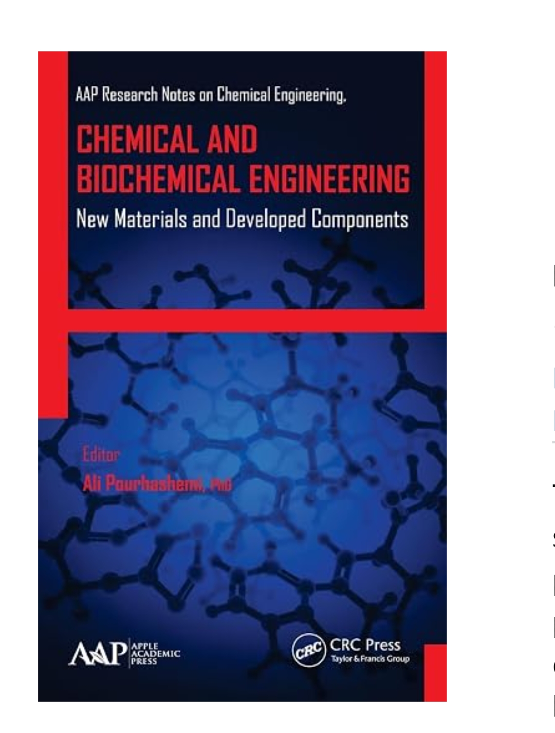 CHEMICAL AND BIOCHEMICAL ENGINEERING: NEW MATERIALS AND DEVELOPED COMPONENTS — ISBN 9781771880305 | Buy at GAINA THE PRELUDE