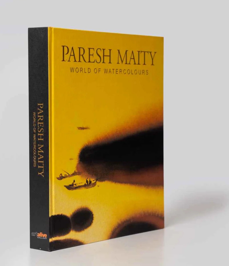 PARESH MAITY : WORLD OF WATERCOLOURS by Text by Kishore Singh  Photographs by Nemai Ghosh — ISBN 9788194909705 | GAINA THE PRELUDE