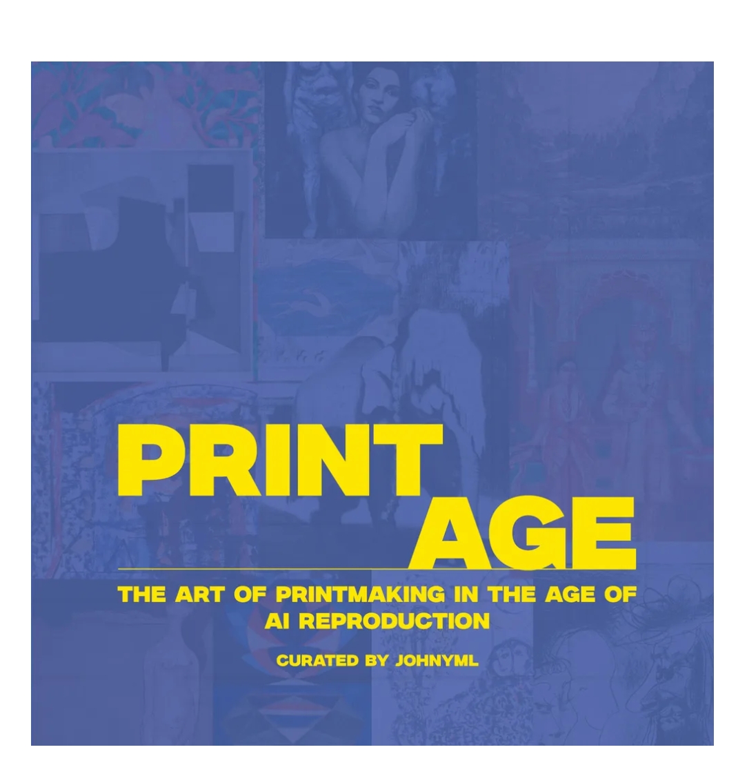 Print Age The Art of Printmaking in the Age of AI Reproduction by Johnyml — ISBN 9788197124464 | Buy at GAINA THE PRELUDE